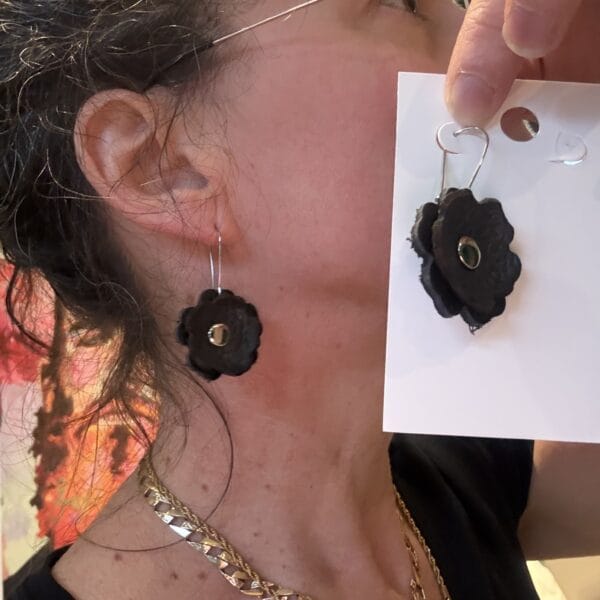 Boucles d'oreilles grosse fleur