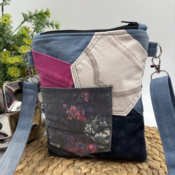 Sac à bandoulière en denim